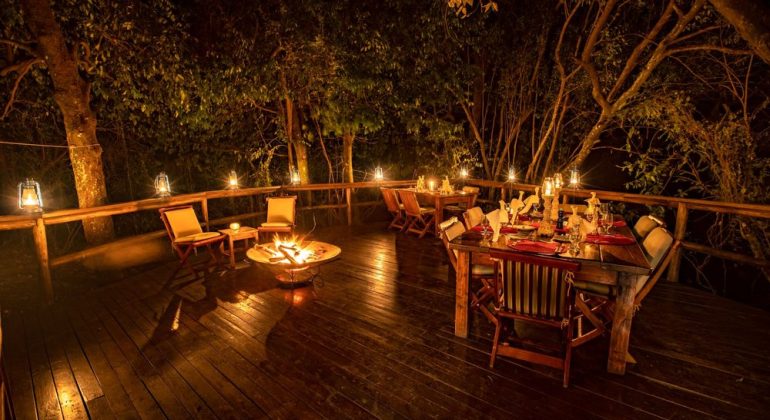 Offbeat Mara Camp Deck Dining