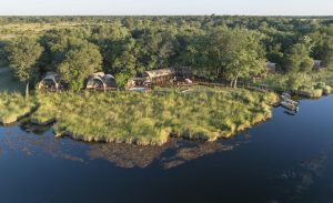 Okuti Camp Aerial View