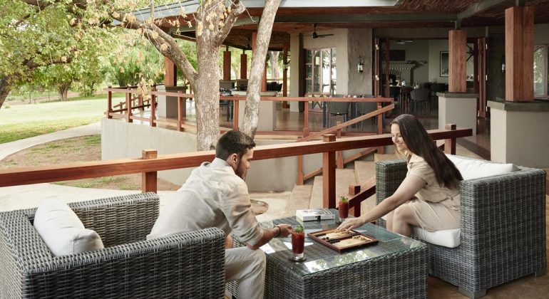 Sanctuary Chobe Chilwero Lodge Deck