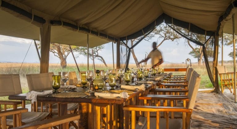 Serengeti Safari Camp Dining