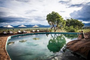 Apoka Safari Lodge Poolside