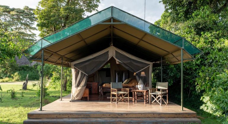 Governors' Camp Tent View