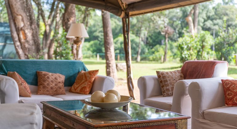 Governors' Private Camp Sitting Area
