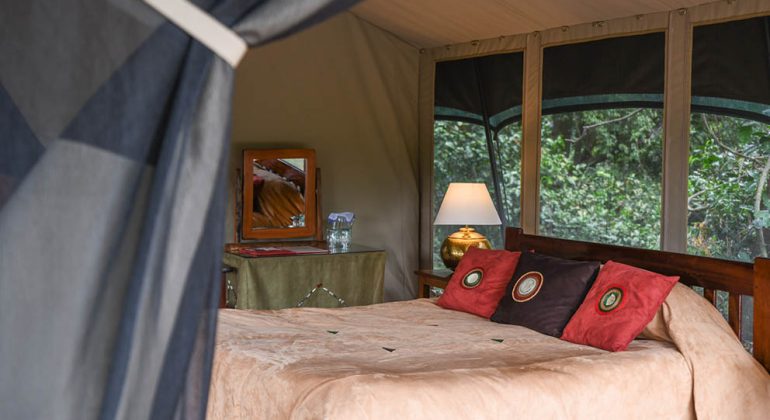 Governors' Private Camp Tent Interior