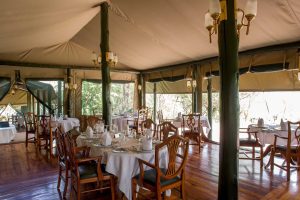 Kirawira Serena Camp Dining