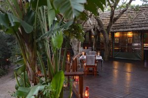 Kosi Forest Lodge Deck Dining
