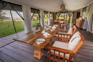 Lemala Ewanjan Tented Camp Dining