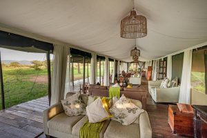 Lemala Ewanjan Tented Camp Lounge