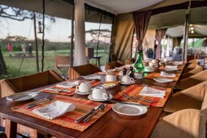 Lemala Ndutu Tented Camp Dining