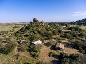 Mbuzi Mawe Serena Camp Aerial View