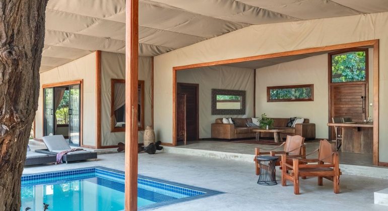 Potato Bush Camp Private Pool