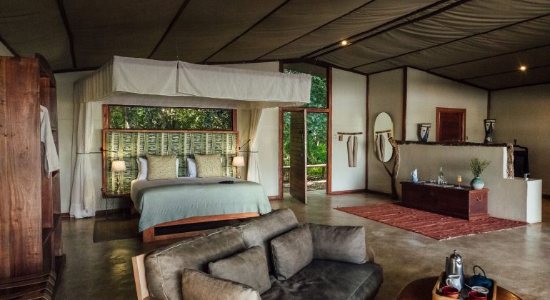 Potato Bush Camp Tent Interior