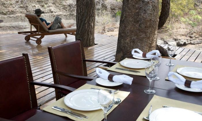 Selous Serena Camp Outdoor Dining