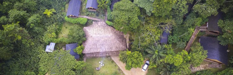 Buhoma Lodge Aerial View