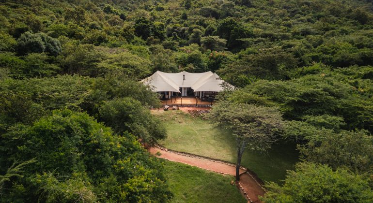 Cottar's 1920s Camp Sand Family Tent Aerial Cottar's Selects: May/june 2025