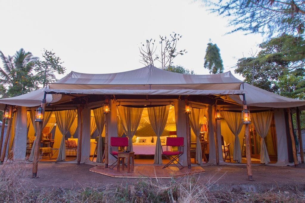 Ehlane Plains Camp Tent Front View
