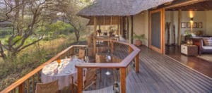 Finch Hattons Bedroom Deck