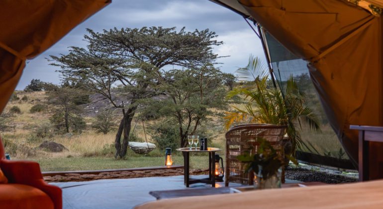 Hemingways River Camp Mara View From Tent
