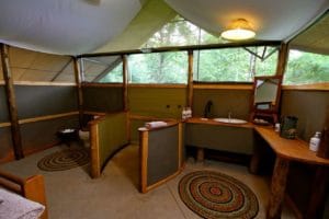 Ishasha Wilderness Camp Bathroom
