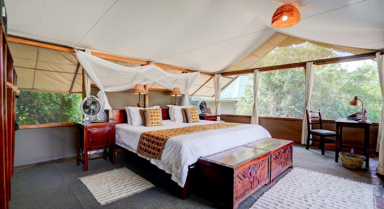Ishasha Guest Tent Interior
