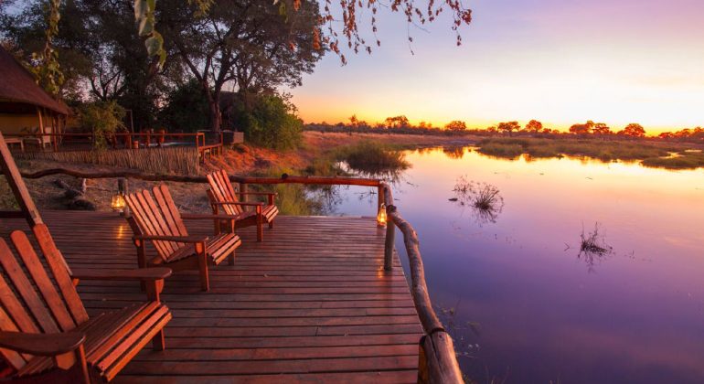 Kwando Lagoon Camp Deck