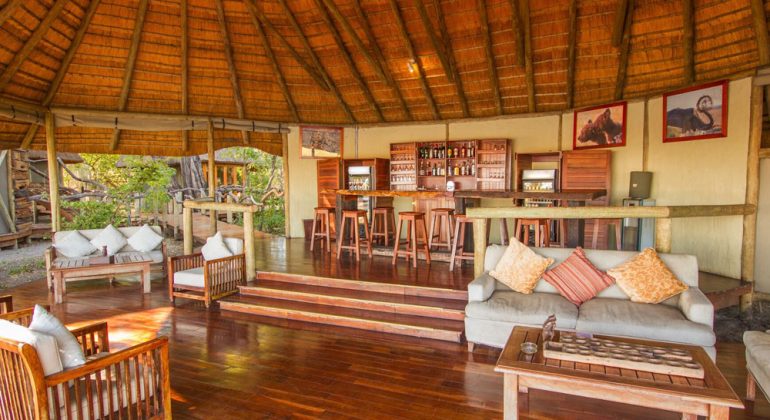Kwando Lagoon Camp Lounge