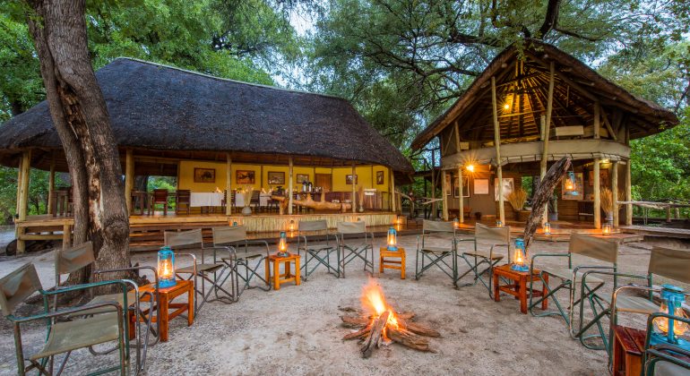 Lagoon Camp Fireplace