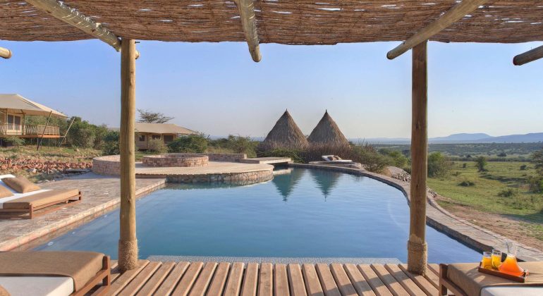 Mara Bushtops Camp Pool Deck
