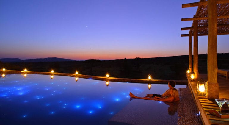Mara Bushtops Pool At Night