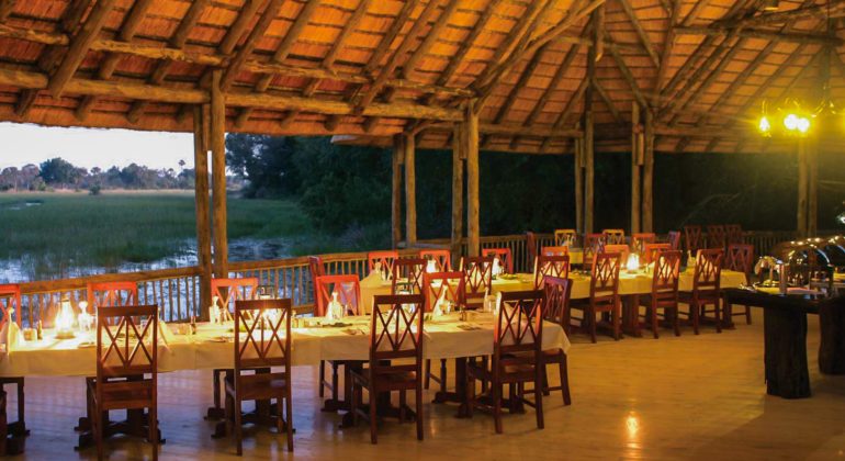 Moremi Crossing Camp Dining