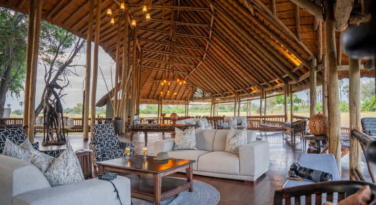 Moremi Crossing Camp Lounge
