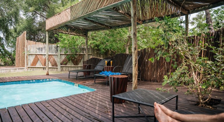 Moremi Crossing Camp Poolside
