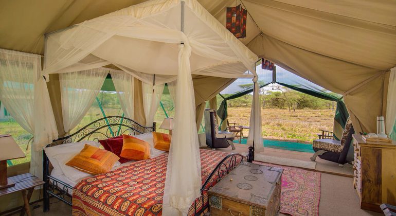 Nasikia Mobile Migration Camp Tent Interiors