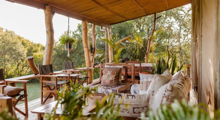 Ol Pejeta Safari Cottages Verandah