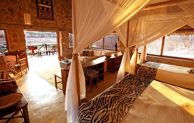 Ruaha River Lodge Rooms