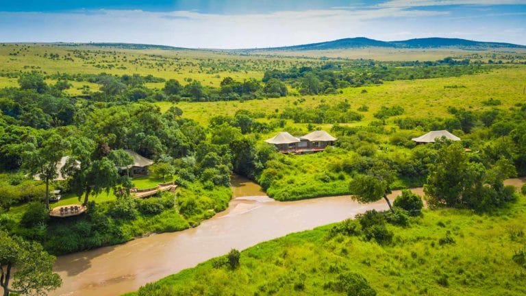 Sala's Camp Aerial View