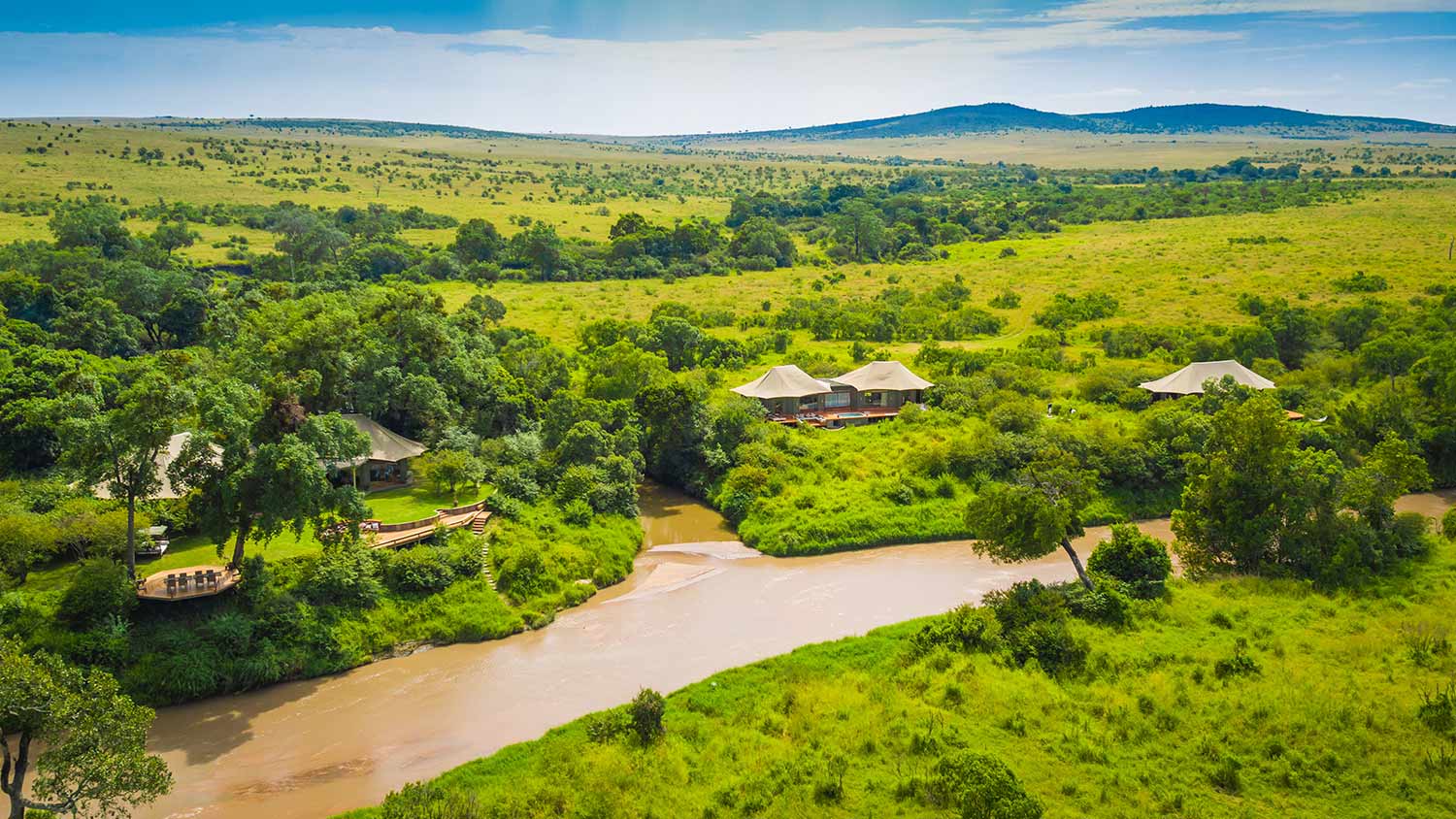 Sala's Camp Aerial View