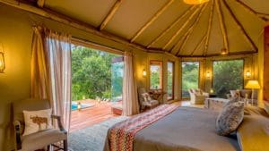 Sala's Camp Tent View