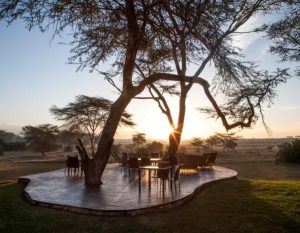 Solio Lodge Outdoor Dining