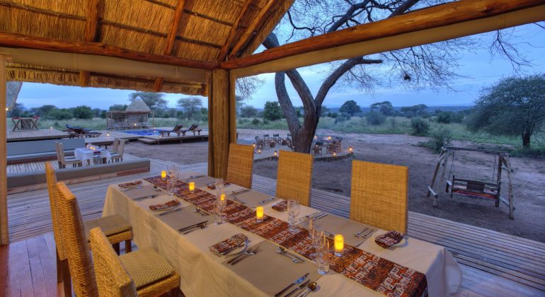 Tarangire Ndovu Tented Lodge Dining