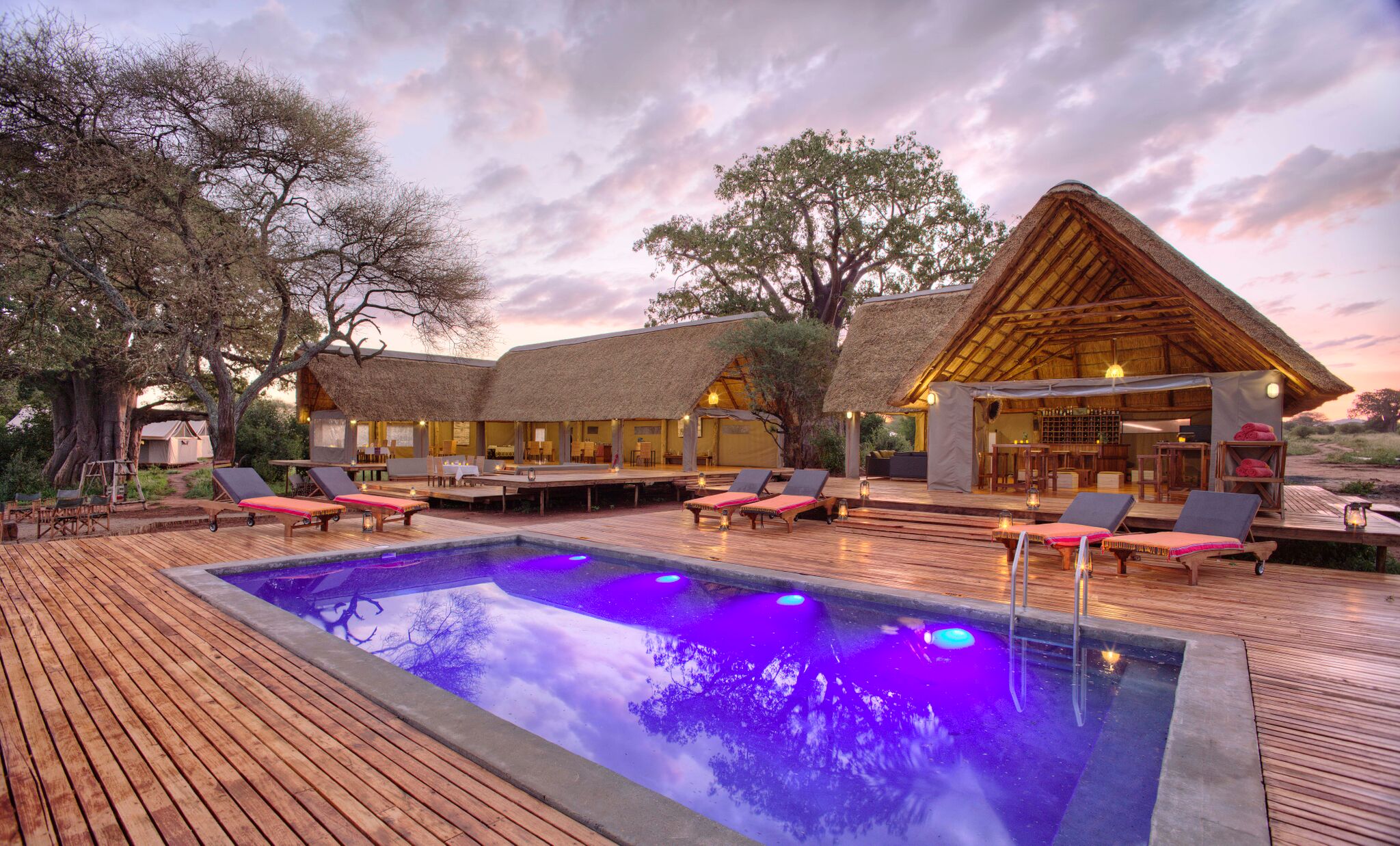 Tarangire Ndovu Tented Lodge Poolside