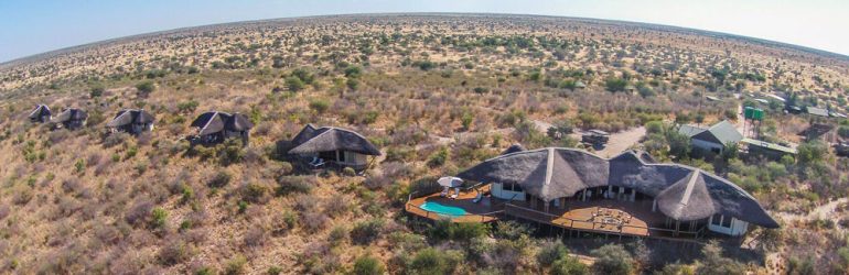 Tau Pan Camp Aerial View