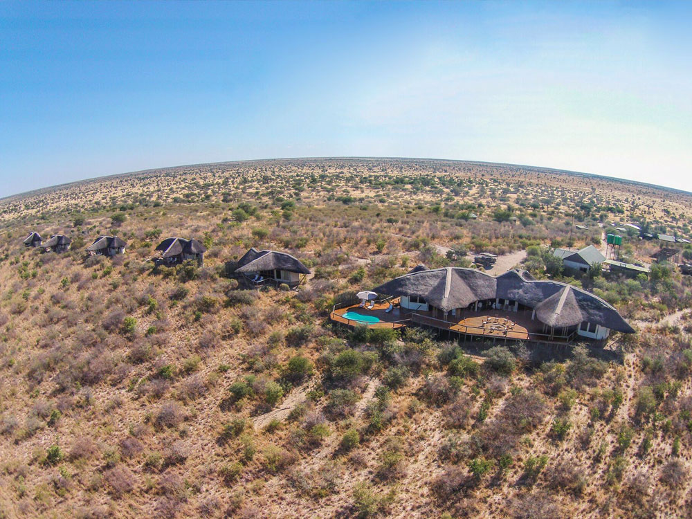 Tau Pan Camp Aerial View