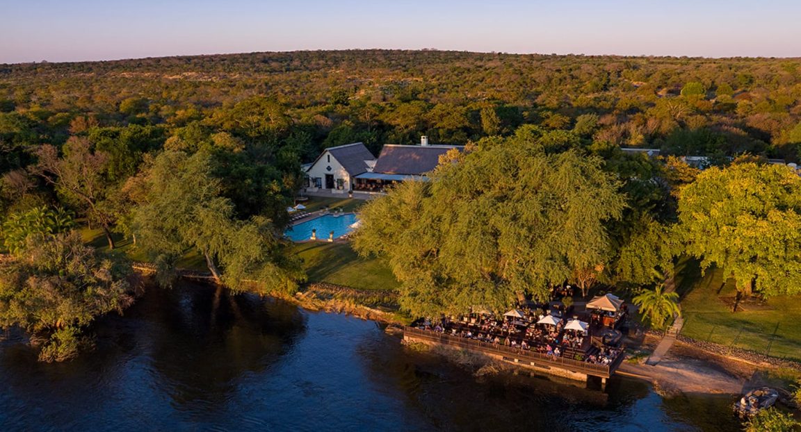 The Royal Livingstone Aerial View