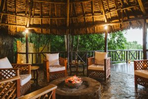 Vuma Hills Tented Camp Sitting Area