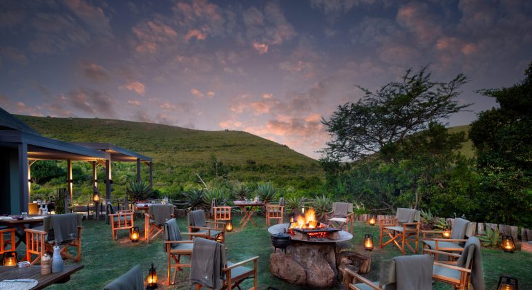 Bayethe Lodge Outdoor Dining