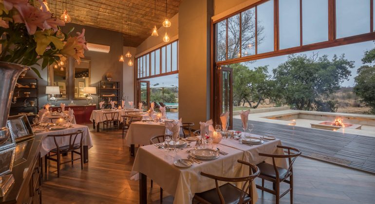 Becks Safari Lodge Dining