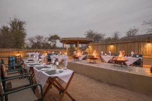 Becks Safari Lodge Outdoor Dining