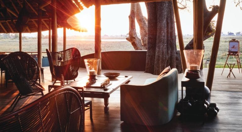 Belmond Eagle Island Lodge Sitting Area