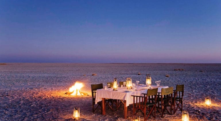 Camp Kalahari Outdoor Dining
